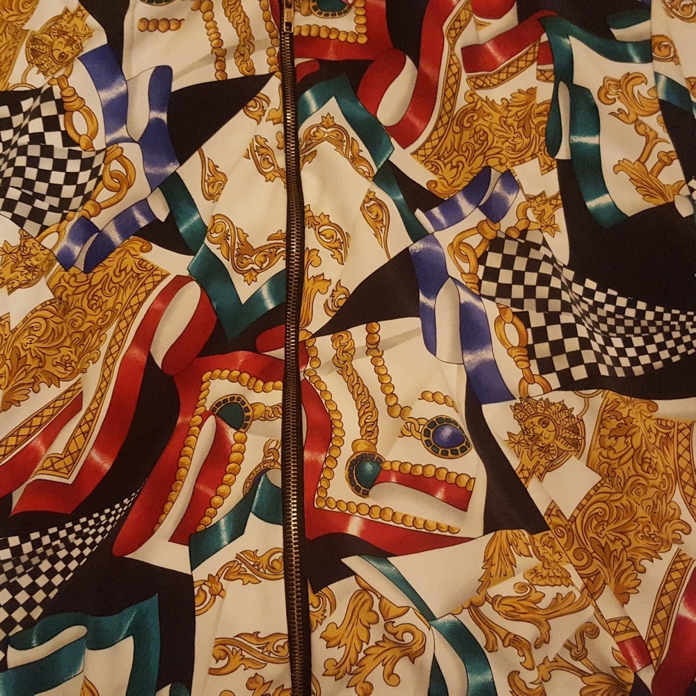 Vtg unisex nylon bomber jacket sz.xl - Picture 2 of 4